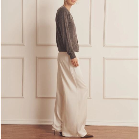 Naadam Women's Granite Fancy Cashmere Classic Cardigan Size M - Picture 13 of 13